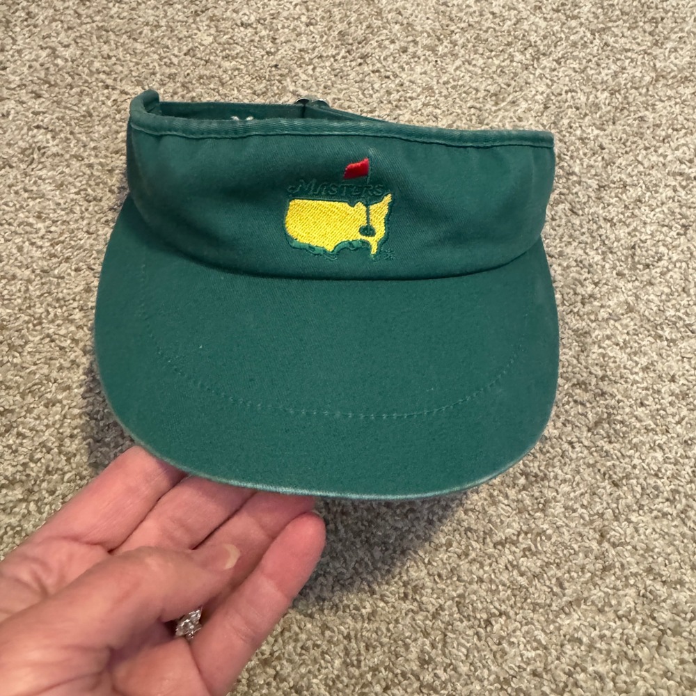 Masters vintage Golf Visor American Needle Green Adjustable Augusta National Hat